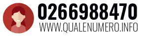 Numero di telefono 0266988470 0266988470