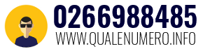 Numero di telefono 0266988485 0266988485