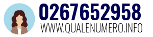 Numero di telefono 0267652958 0267652958
