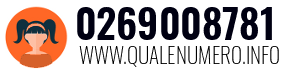 Numero di telefono 0269008781 0269008781