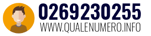 Numero di telefono 0269230255 0269230255