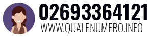 Numero di telefono 02693364121 02693364121