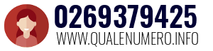 Numero di telefono 0269379425 0269379425
