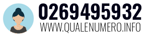 Numero di telefono 0269495932 0269495932