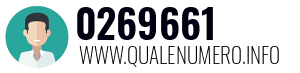 Numero di telefono 0269661 0269661
