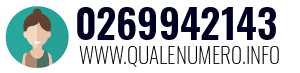 Numero di telefono 0269942143 0269942143