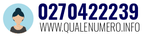 Numero di telefono 0270422239 0270422239