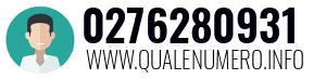 Numero di telefono 0276280931 0276280931