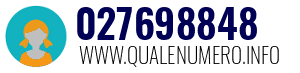 Numero di telefono 027698848 027698848