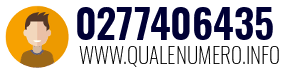 Numero di telefono 0277406435 0277406435