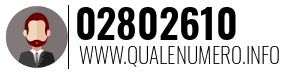 Numero di telefono 02802610 02802610
