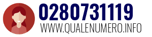Numero di telefono 0280731119 0280731119