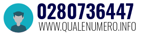 Numero di telefono 0280736447 0280736447