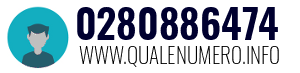 Numero di telefono 0280886474 0280886474