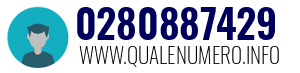 Numero di telefono 0280887429 0280887429
