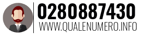 Numero di telefono 0280887430 0280887430