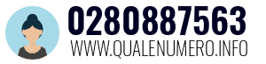 Numero di telefono 0280887563 0280887563