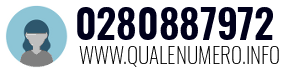 Numero di telefono 0280887972 0280887972