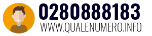 Numero di telefono 0280888183 0280888183