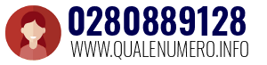 Numero di telefono 0280889128 0280889128