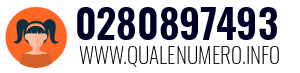 Numero di telefono 0280897493 0280897493