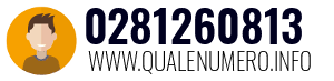 Numero di telefono 0281260813 0281260813