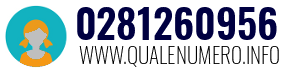 Numero di telefono 0281260956 0281260956