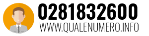 Numero di telefono 0281832600 0281832600
