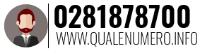 Numero di telefono 0281878700 0281878700