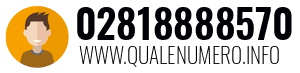 Numero di telefono 02818888570 02818888570
