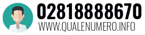 Numero di telefono 02818888670 02818888670