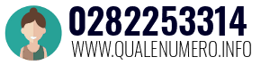 Numero di telefono 0282253314 0282253314