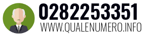 Numero di telefono 0282253351 0282253351