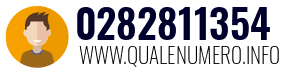Numero di telefono 0282811354 0282811354