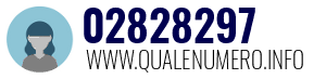 Numero di telefono 02828297 02828297