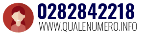 Numero di telefono 0282842218 0282842218
