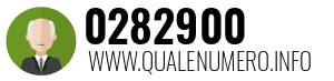 Numero di telefono 0282900 0282900