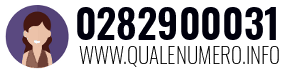 Numero di telefono 0282900031 0282900031
