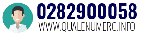 Numero di telefono 0282900058 0282900058