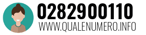 Numero di telefono 0282900110 0282900110