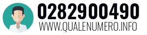 Numero di telefono 0282900490 0282900490
