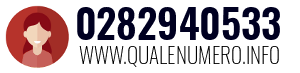 Numero di telefono 0282940533 0282940533