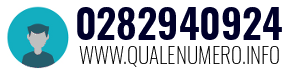 Numero di telefono 0282940924 0282940924