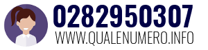 Numero di telefono 0282950307 0282950307