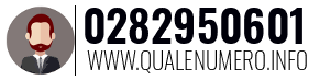 Numero di telefono 0282950601 0282950601