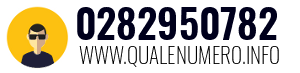 Numero di telefono 0282950782 0282950782
