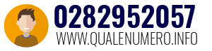 Numero di telefono 0282952057 0282952057