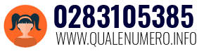 Numero di telefono 0283105385 0283105385