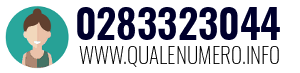 Numero di telefono 0283323044 0283323044