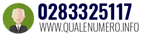 Numero di telefono 0283325117 0283325117
